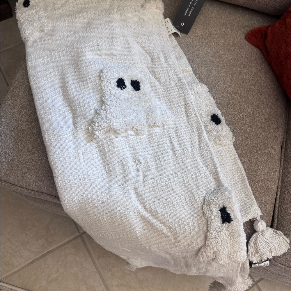 Rachel Zoe Cream Ghost Patterned Kids Bottoms